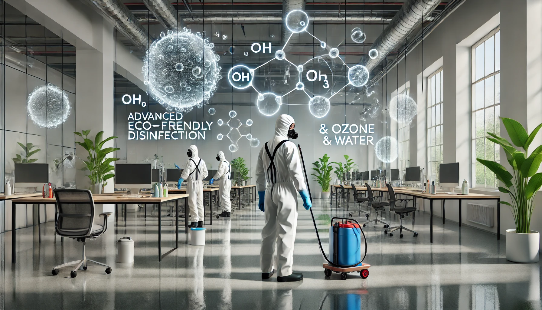 Profesyonel Temizlik için Hydroxyl Radical (OH) & Ozon (O₃)